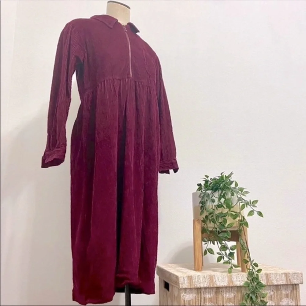 ⚫️ VINTAGE style LONGSLEEVES MIDI DRESS​​